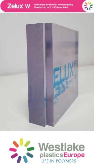 Zelux W: policarbonato trasparente di alta qualità ottica
