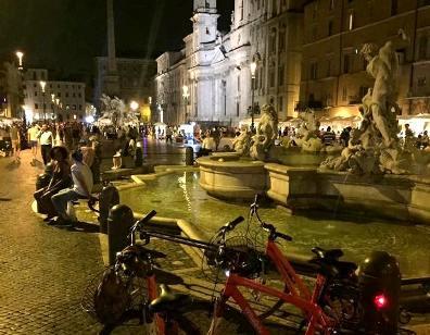 Roma di Notte: Bici & Pizza