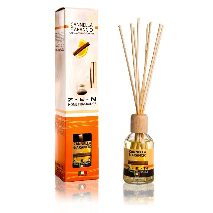 Zen-Home fragrance Diffusore Ambiente 100ml con midollino