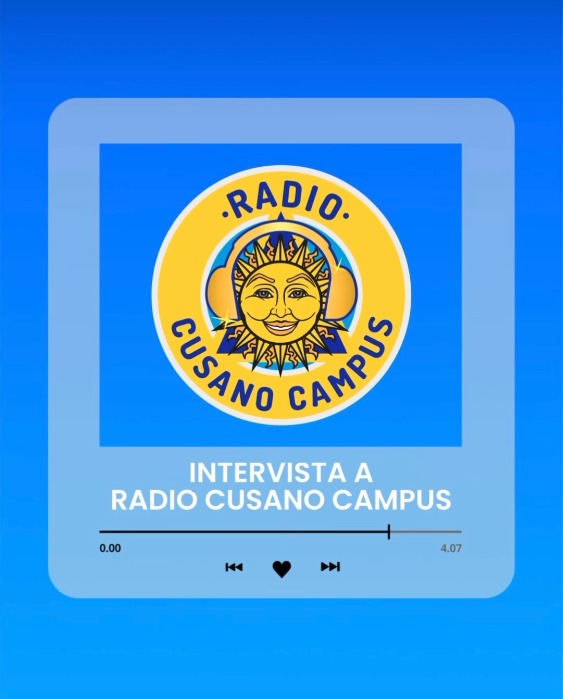 Intervista a Radio Cusano Campus