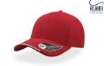 Cappello baseball con visiera colore rosso
