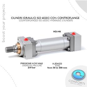 ISO 6020/2 HYDRAULIC CYLINDERS COUNTERFLANGERS-HD/HK SERIES
