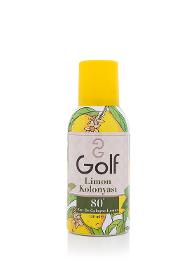 Golf Cosmetics Spray aerosol di colonia al limone 150 ml 80°C