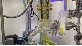 Distillazione molecolare in laboratorio