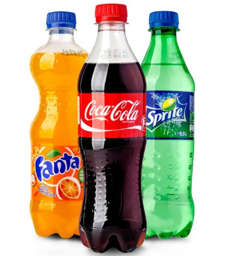 Coca-Cola, Fanta, Sprite, Bevande gassate