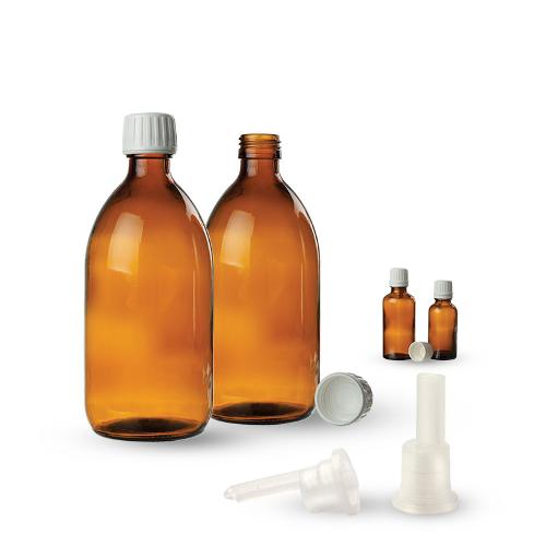 Bottiglie di vetro per prodotti farmaceutici