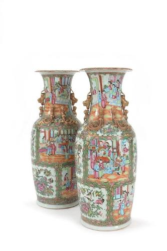 Vasi in porcellana di Canton Secolo XIX