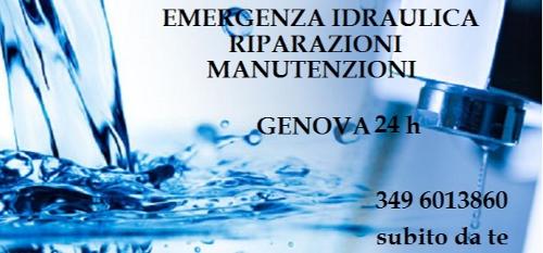 Emergenza Idraulico Genova e Provincia Sempre attivi 24h 