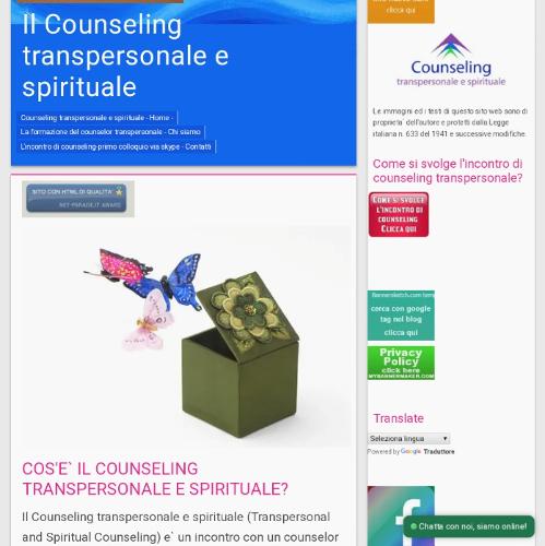 Counseling transpersonale - Chat online