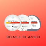 disco di zirconio 3D Multilayer