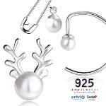Una collezione di orecchini con perle