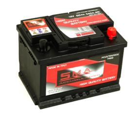 Batteria Auto SMA 60Ah 540A DX L2 Bassa