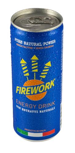 Firework Energy Drink 100% NATURALE bevanda energetica 250ml